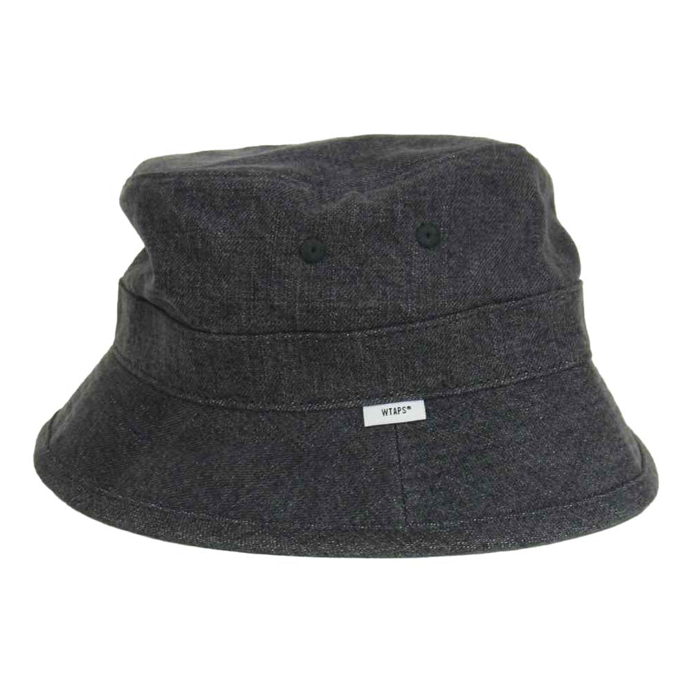 WTAPS ダブルタップス 21AW 212HCDT-HT19 EX43 BUCKET 02 COTTON DENIM コットン デニム バケットハット グレー系 X 03【新古品】【未使用】【中古】