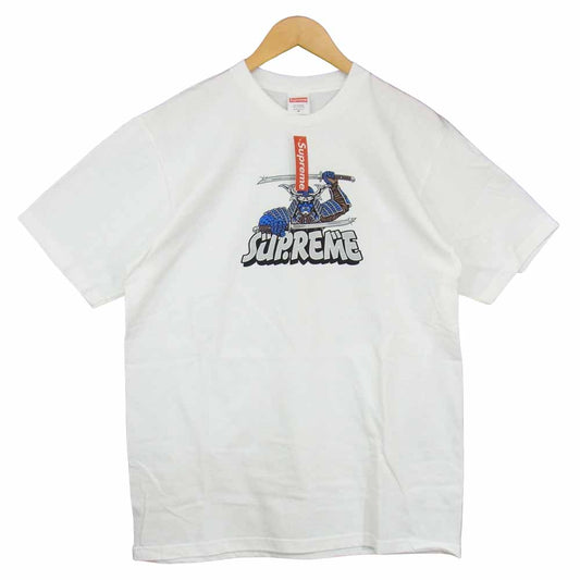 Supreme シュプリーム 21AW Samurai Tee サムライ Tシャツ ホワイト系 M【新古品】【未使用】【中古】