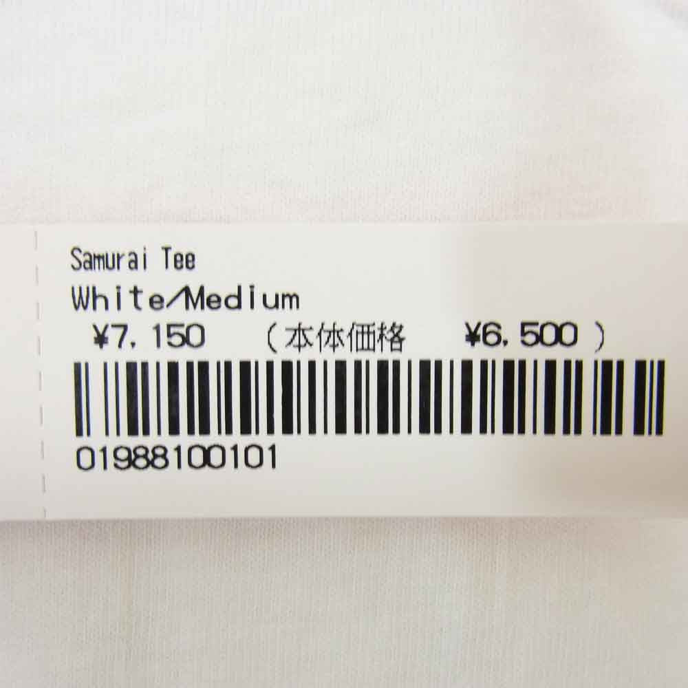 Supreme シュプリーム 21AW Samurai Tee サムライ Tシャツ ホワイト系 M【新古品】【未使用】【中古】
