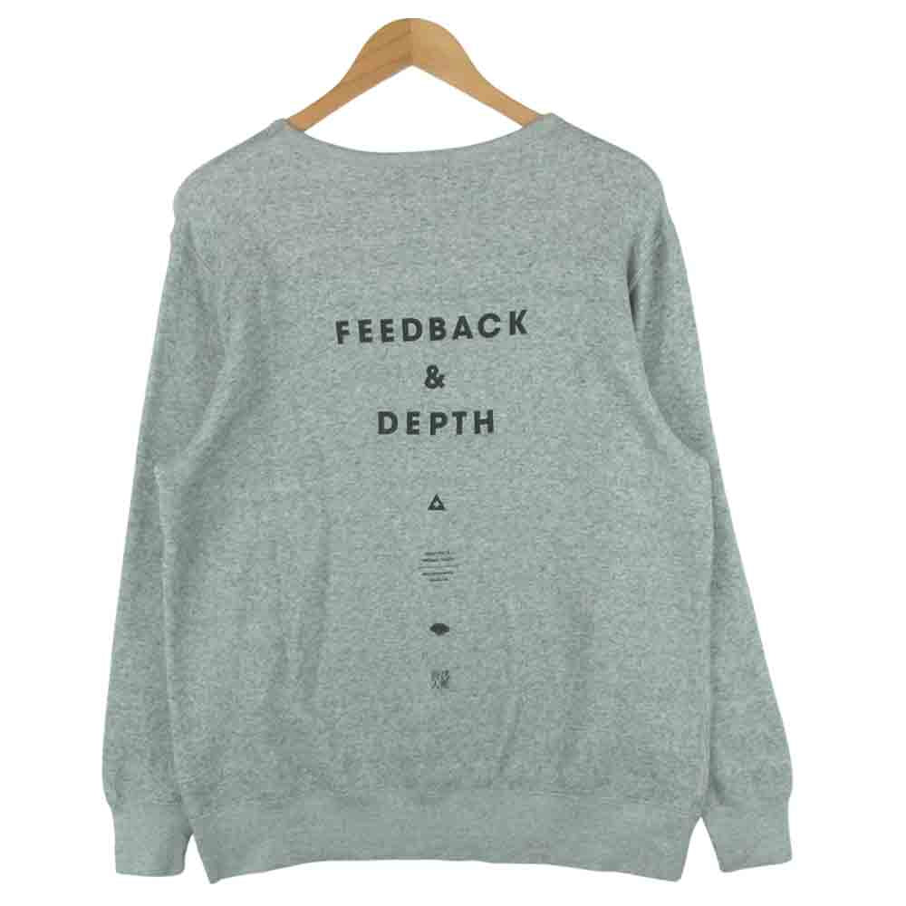 POET MEETS DUBWISE FEEDBACK & DEPTH CREWSWEAT スウェット グレー系 XL【中古】