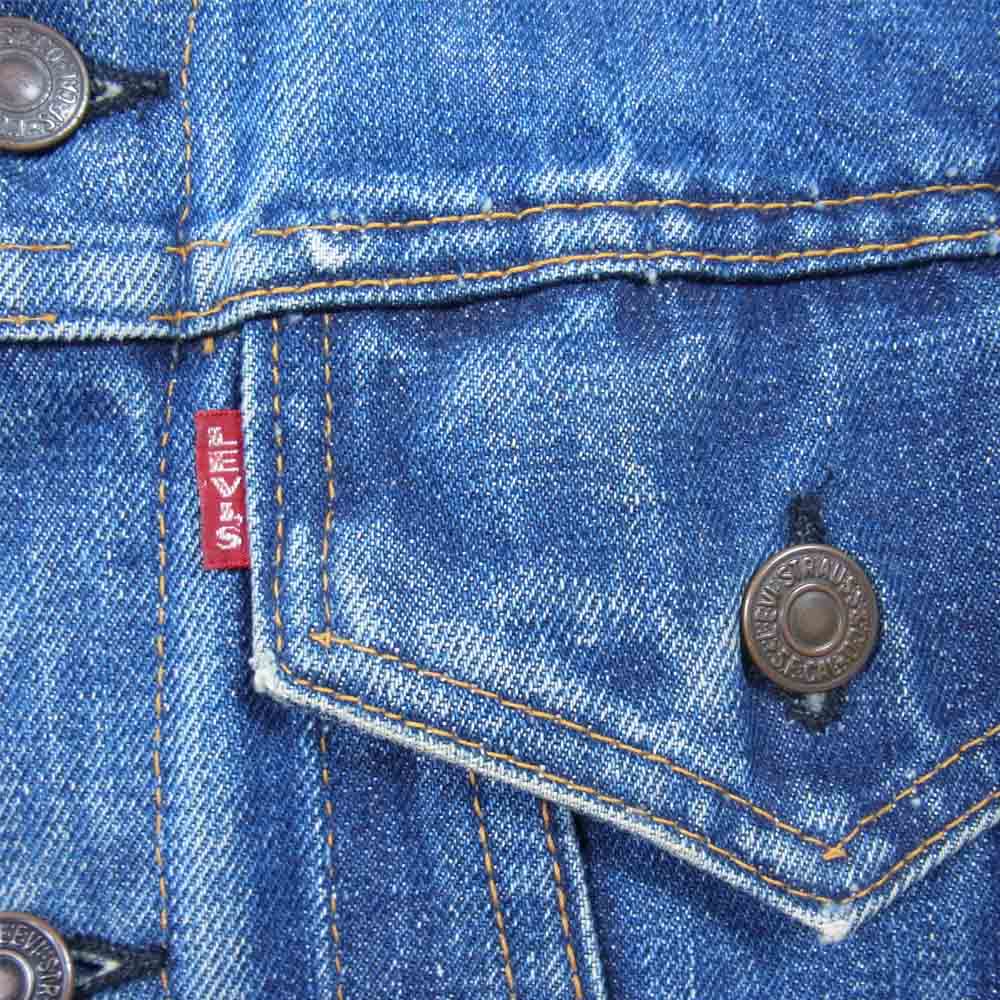 Levi's リーバイス 70505 Big E  刻印52 デニム ジャケット インディゴブルー系 サイズ表記無し【中古】