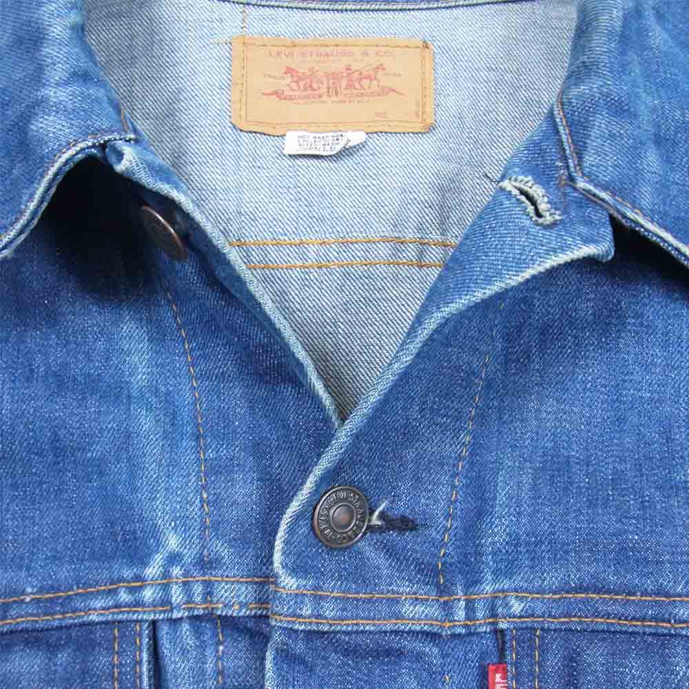 Levi's リーバイス オリジナル 70505 Big E 刻印525 ケアタグ バレンシア製 インディゴブルー系 表記無【中古】