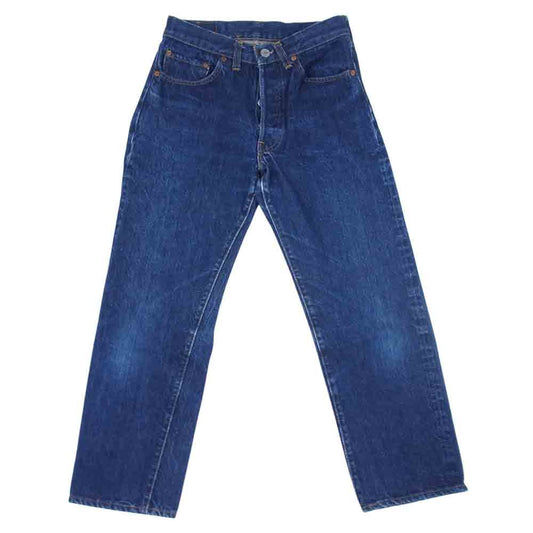 Levi's リーバイス オリジナル 501 Big E 刻印2 デニム パンツ インディゴブルー系 W28【中古】