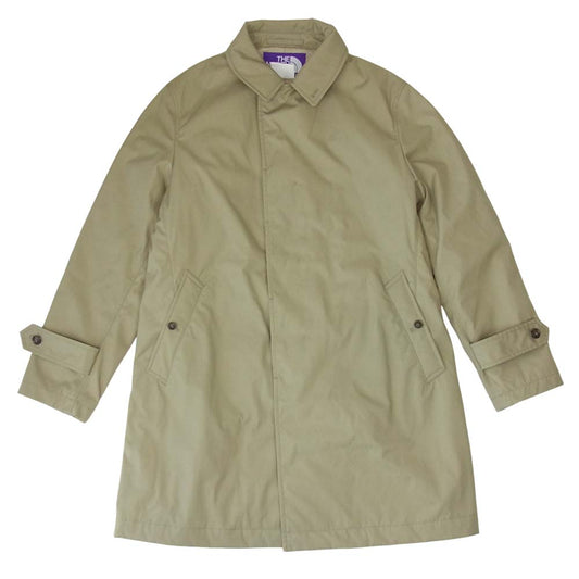 THE NORTH FACE ノースフェイス PURPLE LABEL NY2071N 65/35 PRIMALOFT 中綿 ステンカラー コート ベージュ系 L【中古】