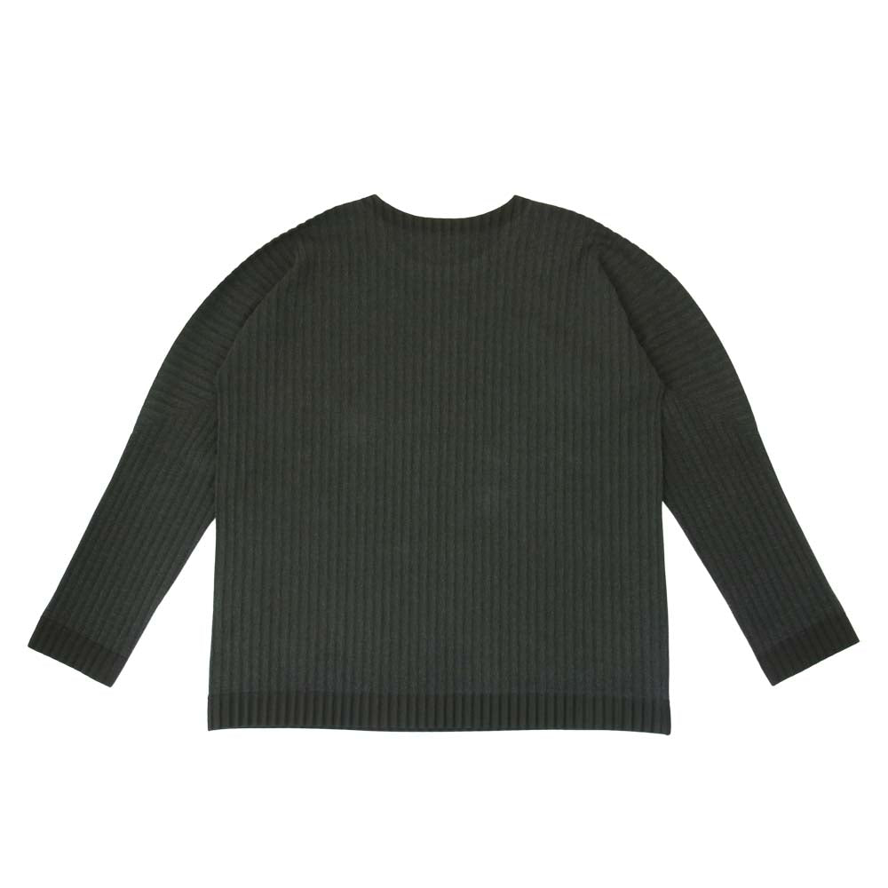 プリーツプリーズ HOMME PLISSE オムプリッセ HP71JK145 プリーツ加工 長袖カットソー カーキ系 2【中古】