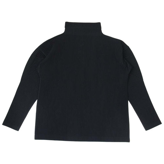 プリーツプリーズ HOMME PLISSE オムプリッセ HP55JK122 ハイネック プリーツ加工 カットソー ブラック系 3【中古】