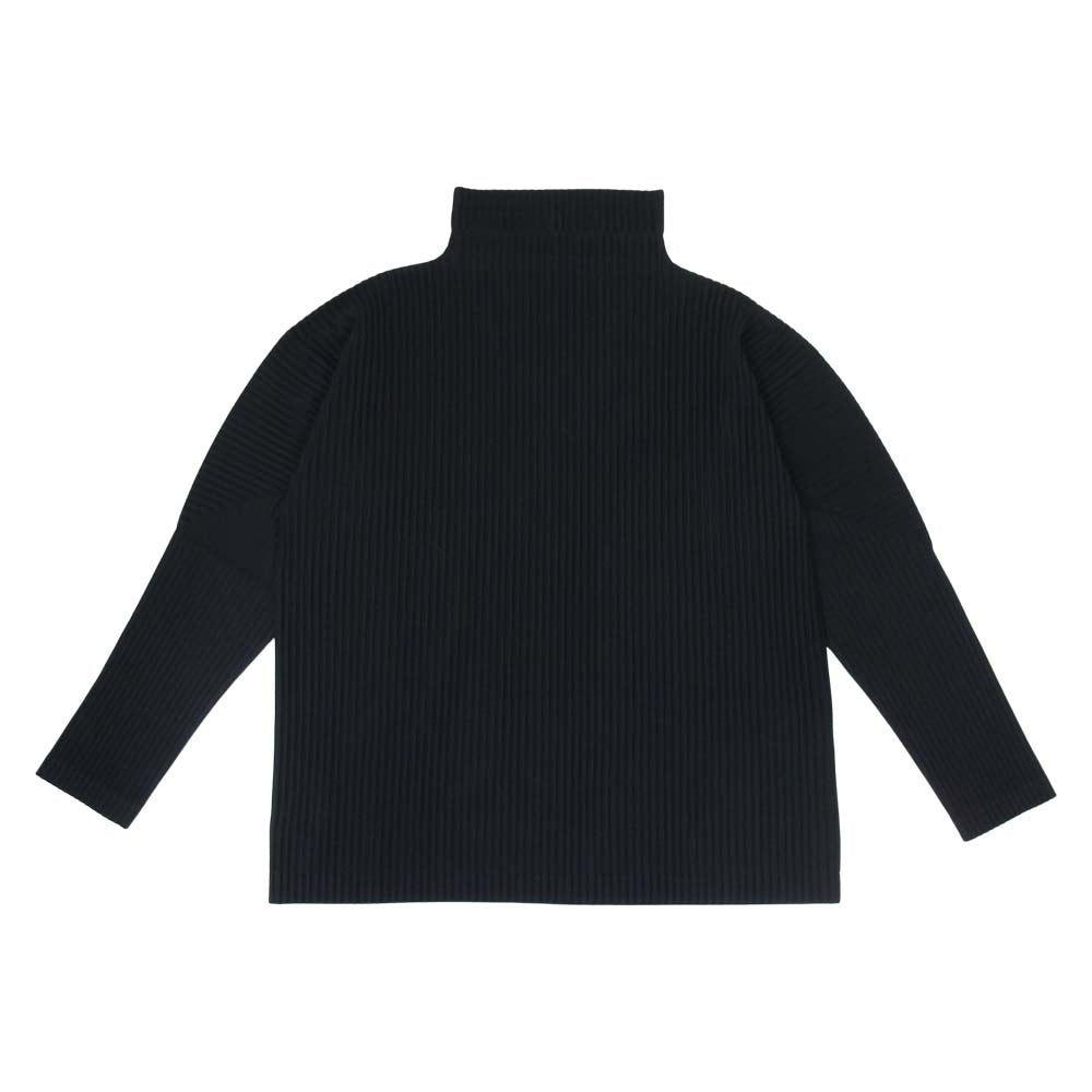 プリーツプリーズ HOMME PLISSE オムプリッセ HP55JK122 ハイネック プリーツ加工 カットソー ブラック系 3【中古】