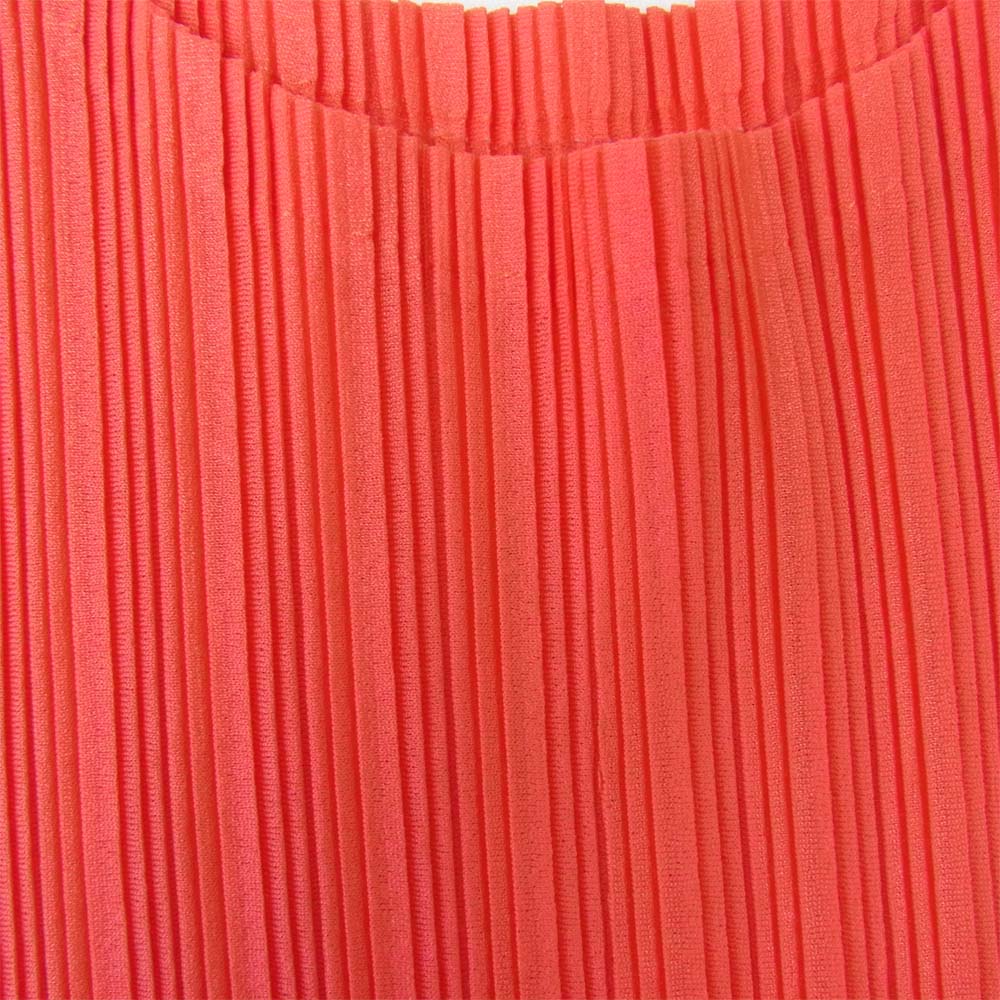 プリーツプリーズ ISSEY MIYAKE イッセイミヤケ PP51-FT354 プリーツ加工 ドルマンスリーブ カットソー ピンク系 3【美品】【中古】