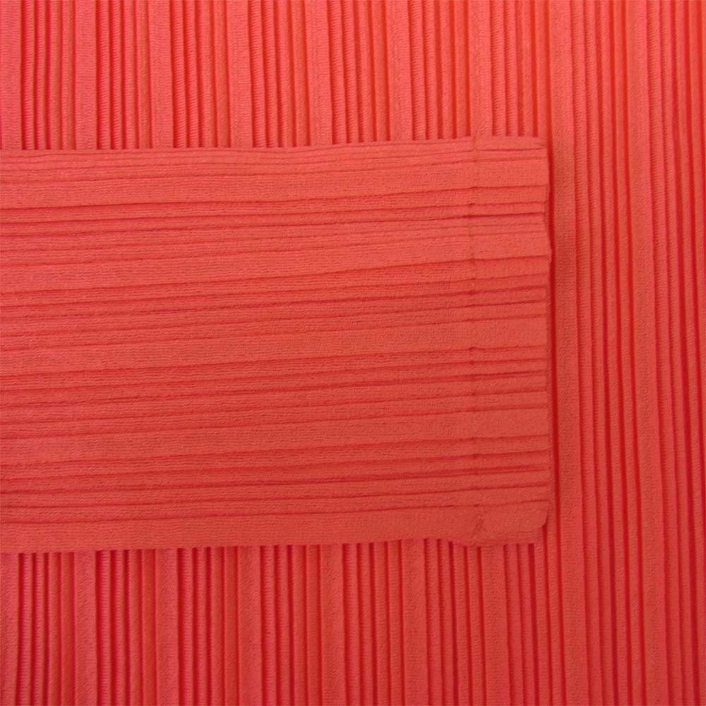 プリーツプリーズ ISSEY MIYAKE イッセイミヤケ PP51-FT354 プリーツ加工 ドルマンスリーブ カットソー ピンク系 3【美品】【中古】