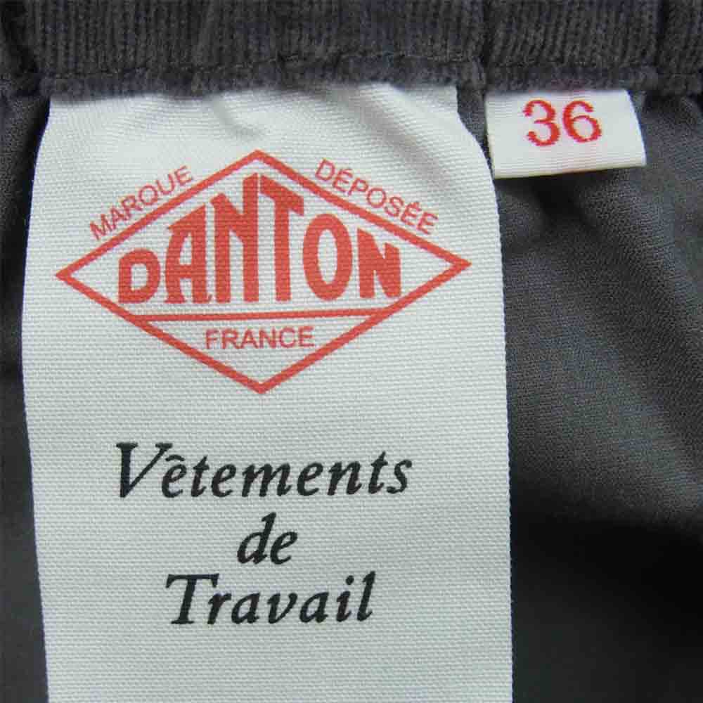 Danton ダントン イージー パンツ コットン ポリウレタン 日本製 グレー系 36【中古】