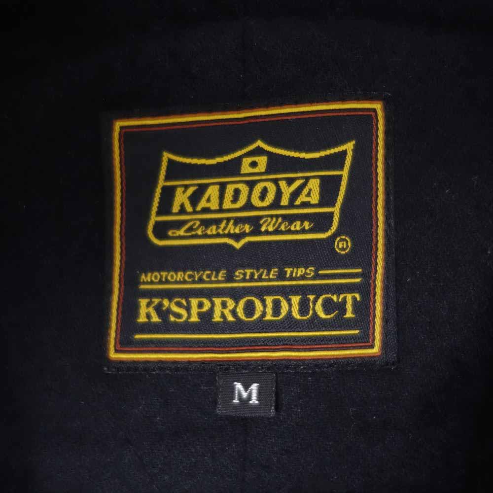 KADOYA カドヤ MERCABAN K`S PRODUCT RH-MARINE ウール メルトン ジャケット ブラック系 M【中古】