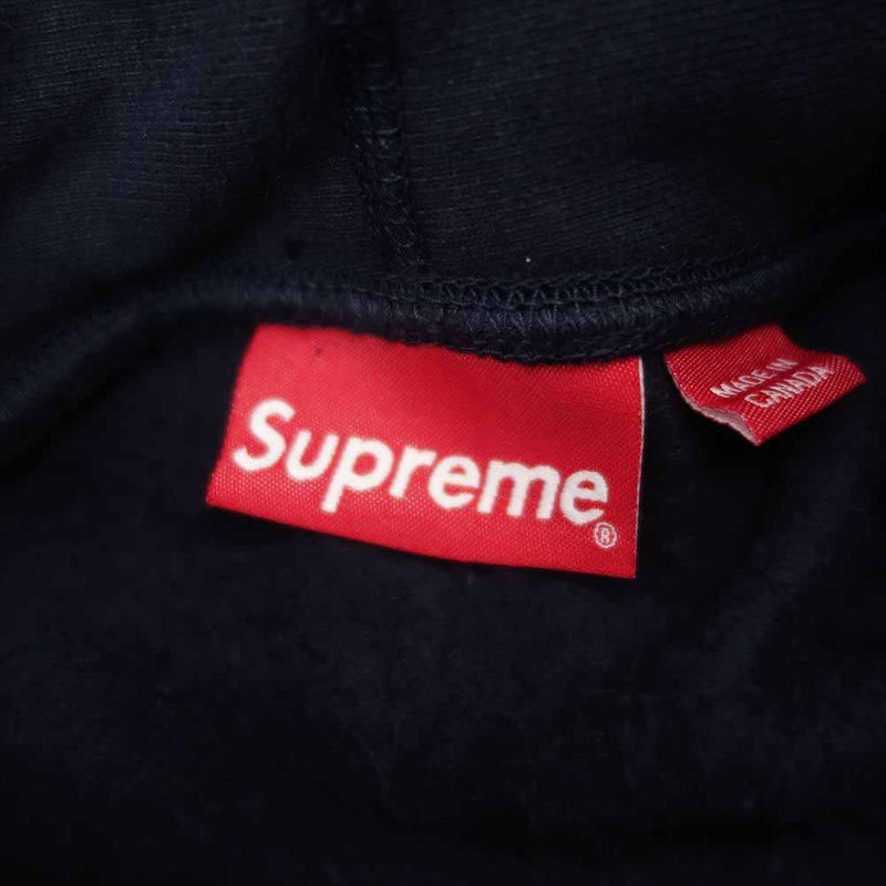 Supreme シュプリーム 20AW Cross Box Logo Hooded Sweatshirt クロスボックスロゴ フーディ ネイビー系 S【美品】【中古】