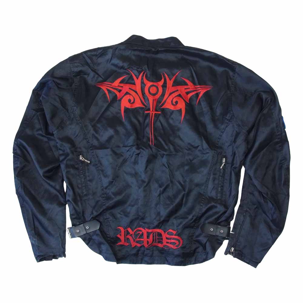 KADOYA カドヤ RADS トライバル 刺繍 ナイロン ライダース ジャケット