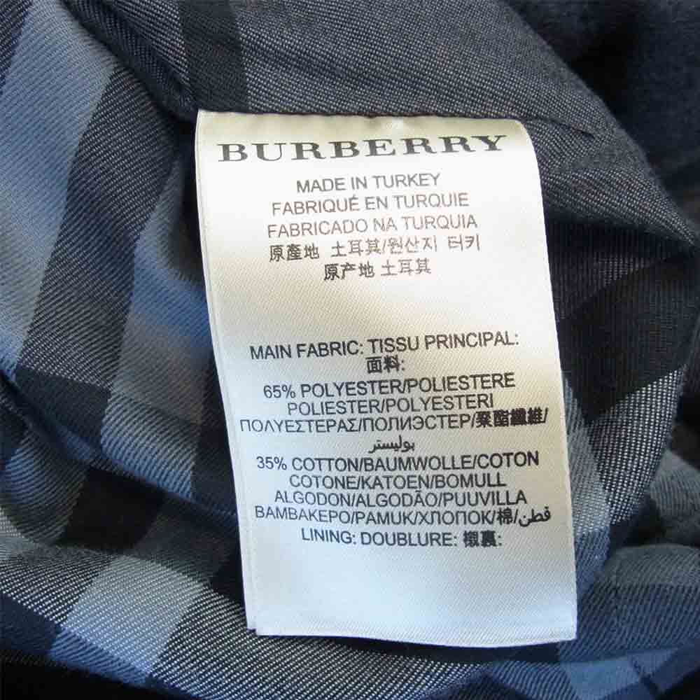 BURBERRY LONDON バーバリー ロンドン カシミヤ混ノヴァチェックライナー付 シングル トレンチコート ベージュ系 52【中古】