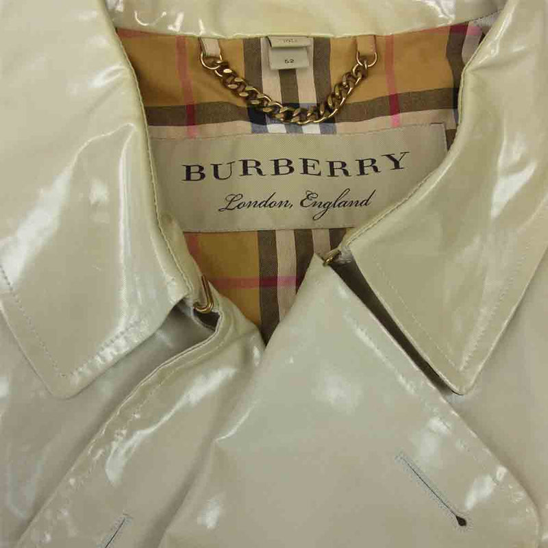 BURBERRY バーバリー London England バーバリー・ジャパン正規品 PVC トレンチ ベージュ系 52【中古】