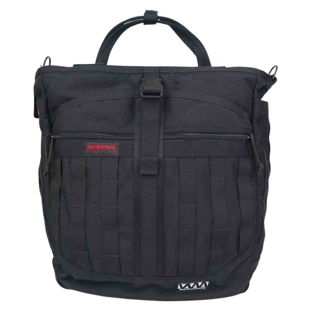 BRIEFING ブリーフィング × White Mountaineering ホワイトマウンテニアリング GYM WIRE TOTE ジム ワイヤー トート バッグ  ブラック系【美品】【中古】