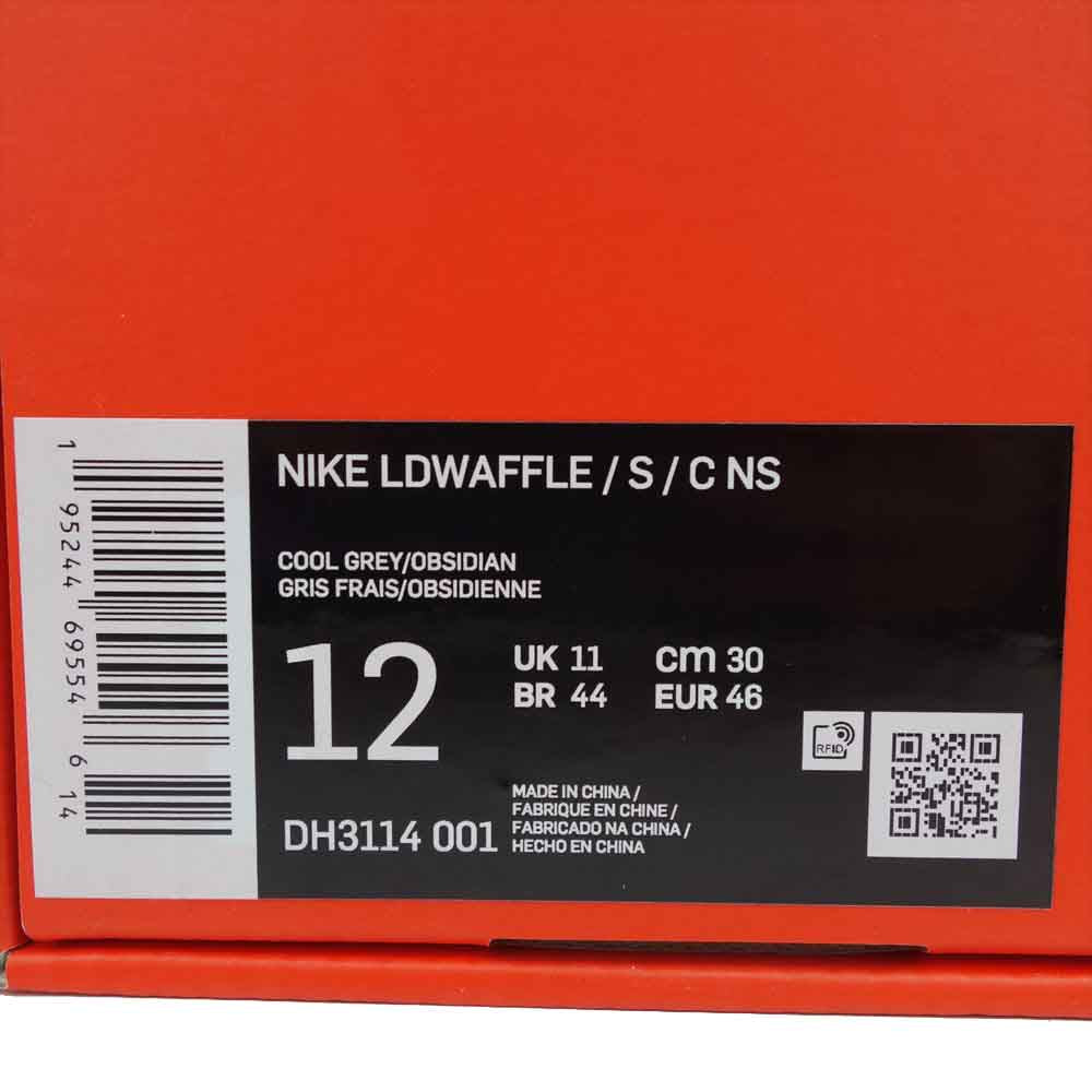 NIKE ナイキ DH3114-001 x sacai サカイ x CLOT クロット LD Waffle ワッフル グレー系 30cm【新古品】【未使用】【中古】