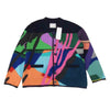 Sacai サカイ 21-02578M × KAWS カウズ Jacquard Knit Cardigan Camouflage ジャガード カモフラージュ ニット カーディガン マルチカラー系 2【新古品】【未使用】【中古】