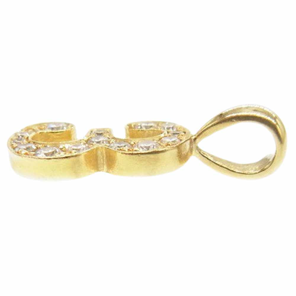 EYEFUNNY アイファニー No.3 K18YG ダイヤ ペンダント ゴールド系【美品】【中古】