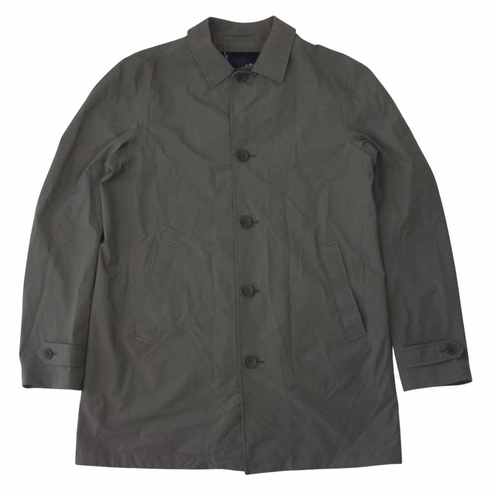 Herno ヘルノ IM0175U 国内正規品 ラミネート加工 撥水ナイロン バルカラー コート グレー系 52【中古】