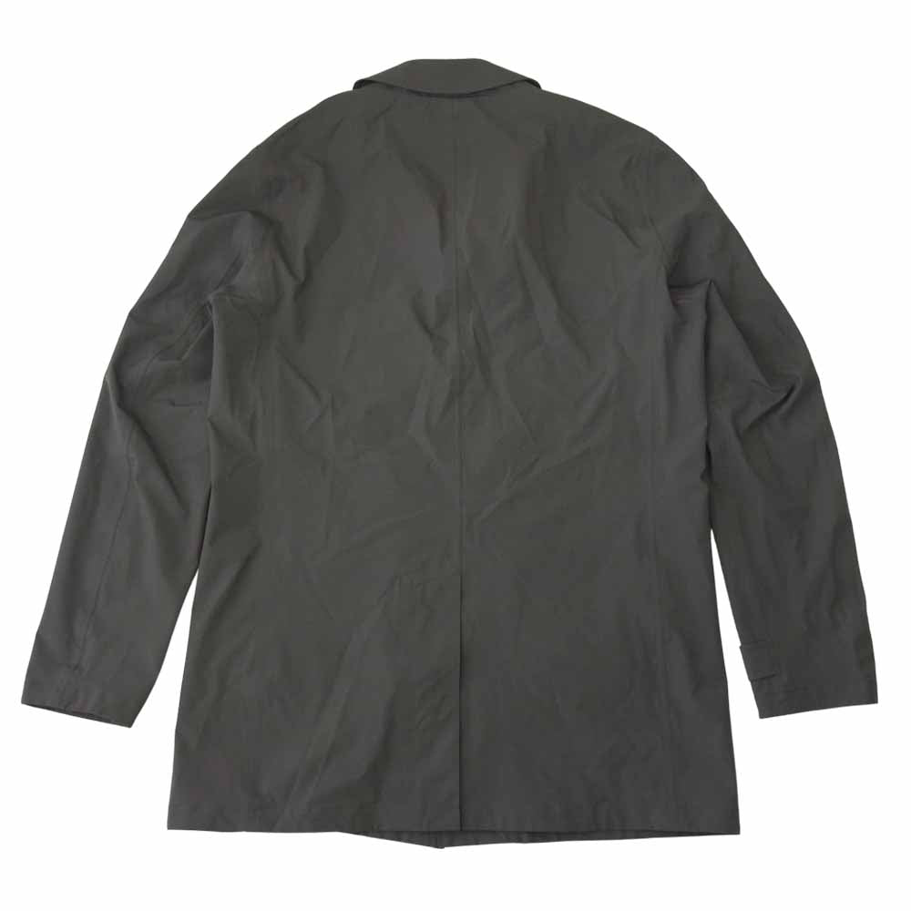 Herno ヘルノ IM0175U 国内正規品 ラミネート加工 撥水ナイロン バルカラー コート グレー系 52【中古】