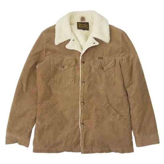 Wrangler ラングラー WT0001 コーデュロイ ボア ランチコート ベージュ系 S【中古】