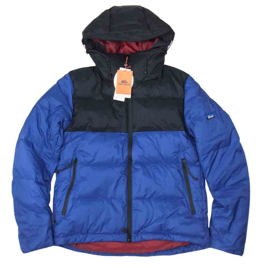 NANGA ナンガ 1929954 × KRIFF MAYER クリフメイヤー レトロ ダウンジャケット ブラック系 ブルー系 L【極上美品】【中古】