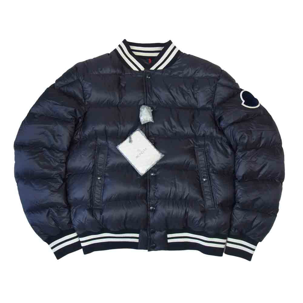 MONCLER◇ダウンジャケット/3/ナイロン/BLK/BRUEL GIUBBOTTO/首元スレ