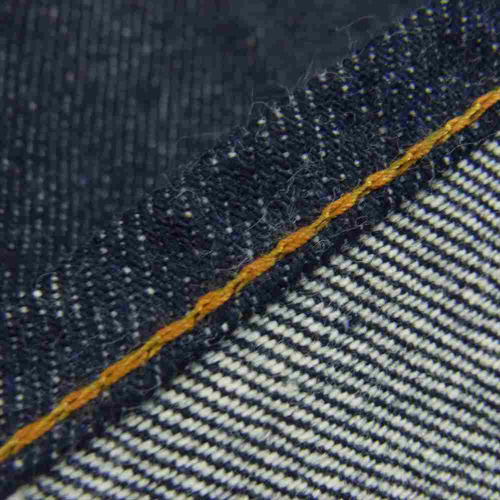 Levi's リーバイス デッドストック フラッシャー付 66~69年製 501 A-Type BIGE ボタン裏刻印4 赤耳セルビッチ 紙パッチ ウエストバンド裏上チェーンステッチ フロントボタン脇平行ステッチ 紺カンヌキ デニム パンツ インディゴブルー系 31【美品】【中古】