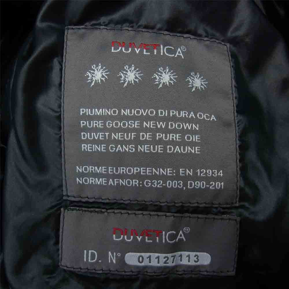 DUVETICA デュベティカ 国内正規代理店証明カード付属 Kappa カッパ ダウンコート ブラック系 40【美品】【中古】