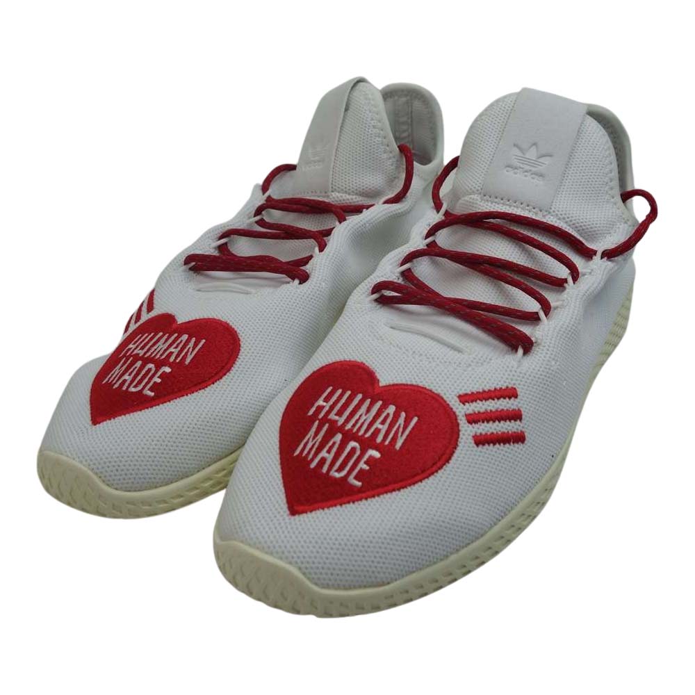 adidas アディダス EF2392 × HUMAN MADE ヒューマンメイド TENNIS HU テニス ホワイト系 US11【美品】【中古】