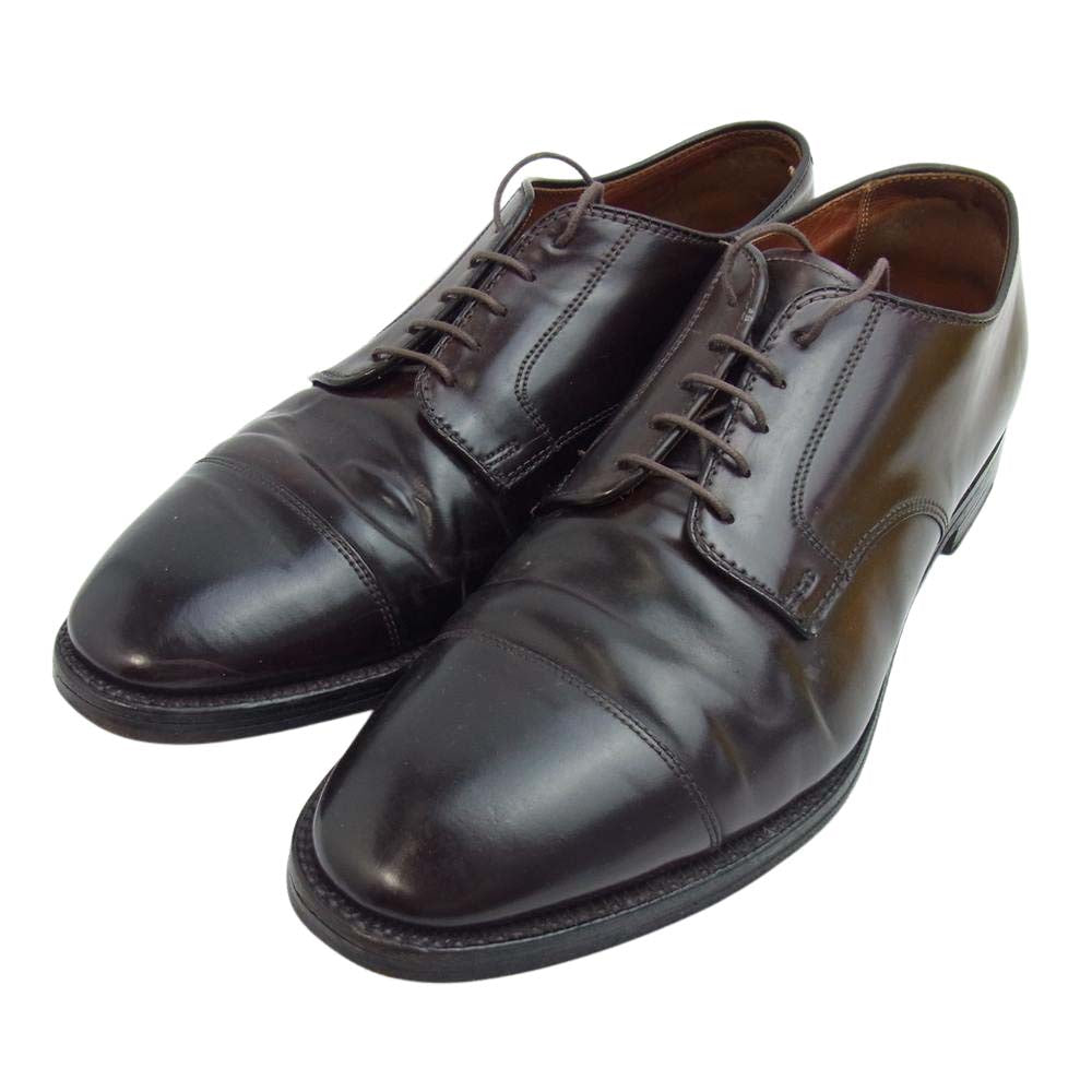 ALDEN オールデン × Brooks Brothers ブルックスブラザーズ SHELL CORDOVAN シェルコードバン キャップトゥ シューズ バーガンディー US10.5D【中古】