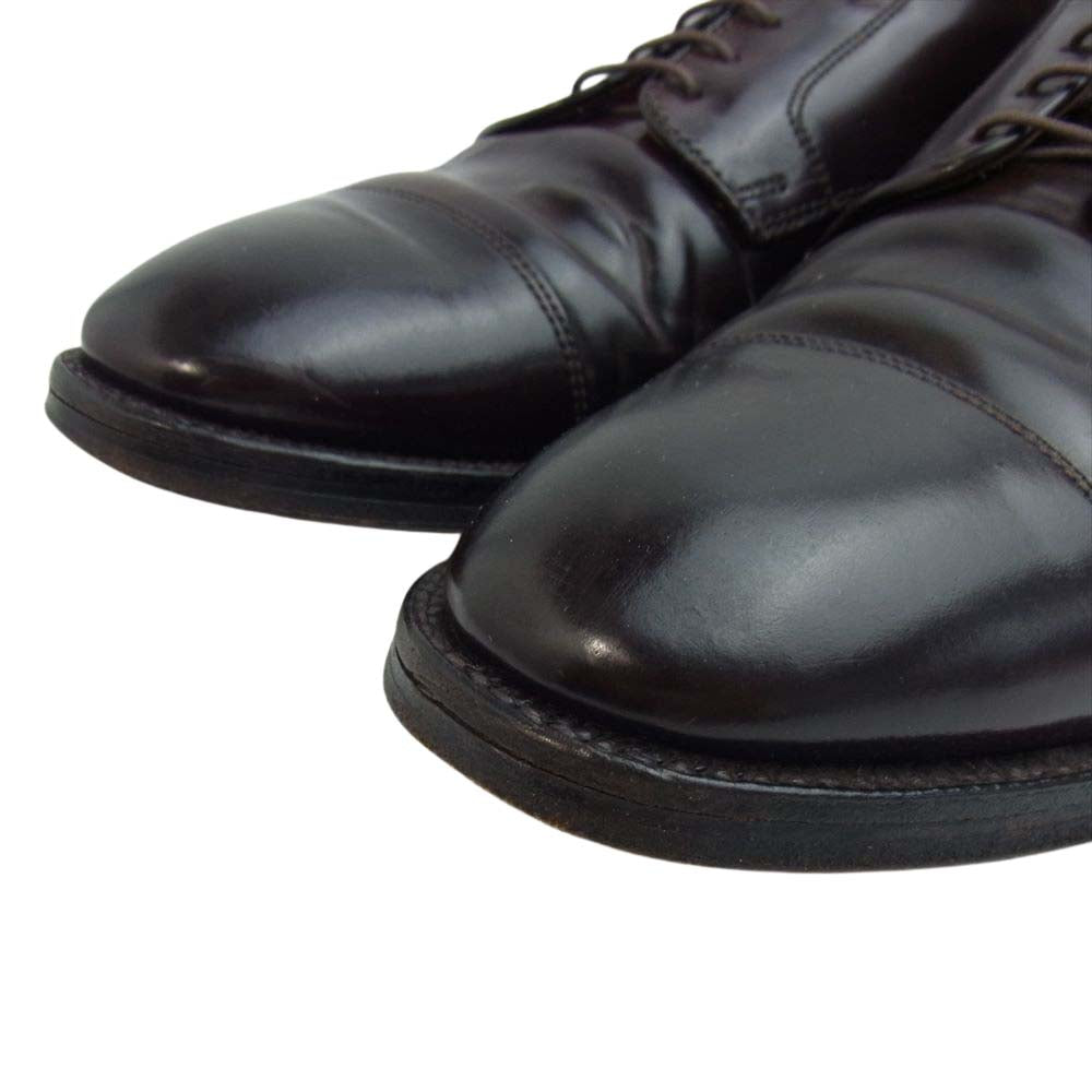 ALDEN オールデン × Brooks Brothers ブルックスブラザーズ SHELL CORDOVAN シェルコードバン キャップトゥ シューズ バーガンディー US10.5D【中古】
