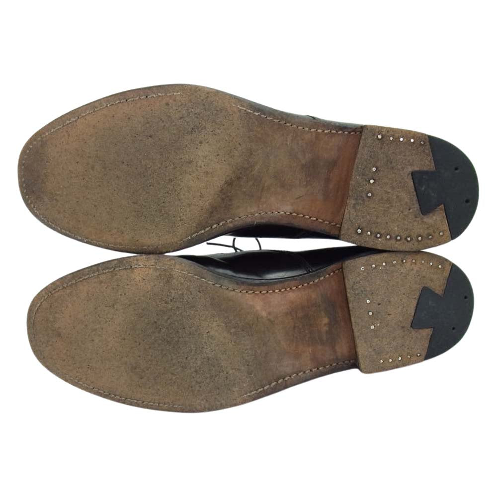 ALDEN オールデン × Brooks Brothers ブルックスブラザーズ SHELL CORDOVAN シェルコードバン キャップトゥ シューズ バーガンディー US10.5D【中古】