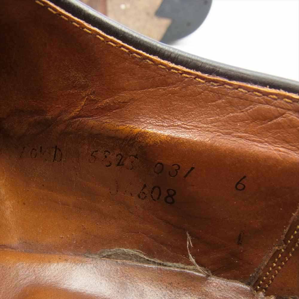 ALDEN オールデン × Brooks Brothers ブルックスブラザーズ SHELL CORDOVAN シェルコードバン キャップトゥ シューズ バーガンディー US10.5D【中古】