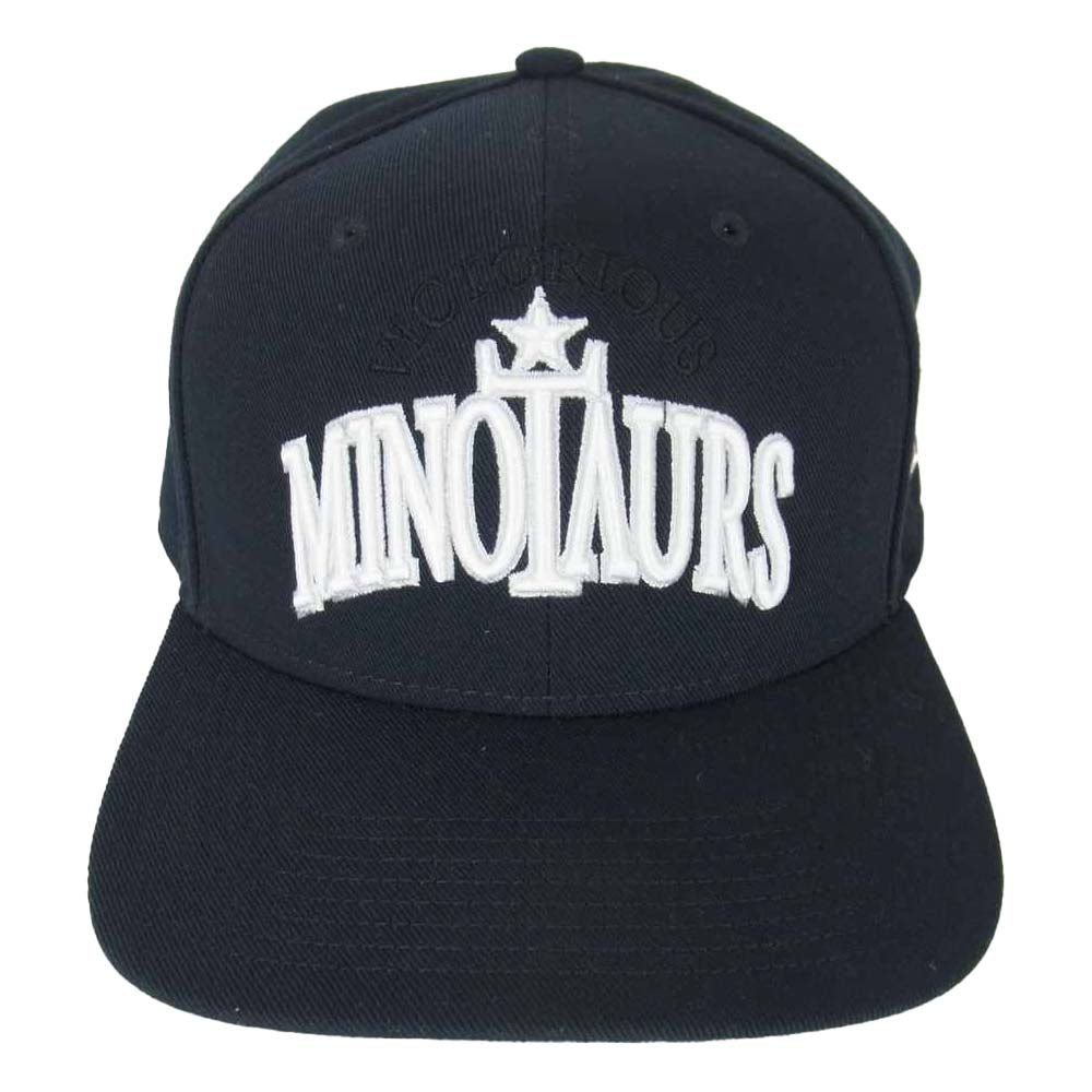 NIKE ナイキ × Riccardo Tisci リカルドティッシ MINOTAURS ADJUSTABLE CAP ロゴ 刺繍 キャップ ブラック系【中古】