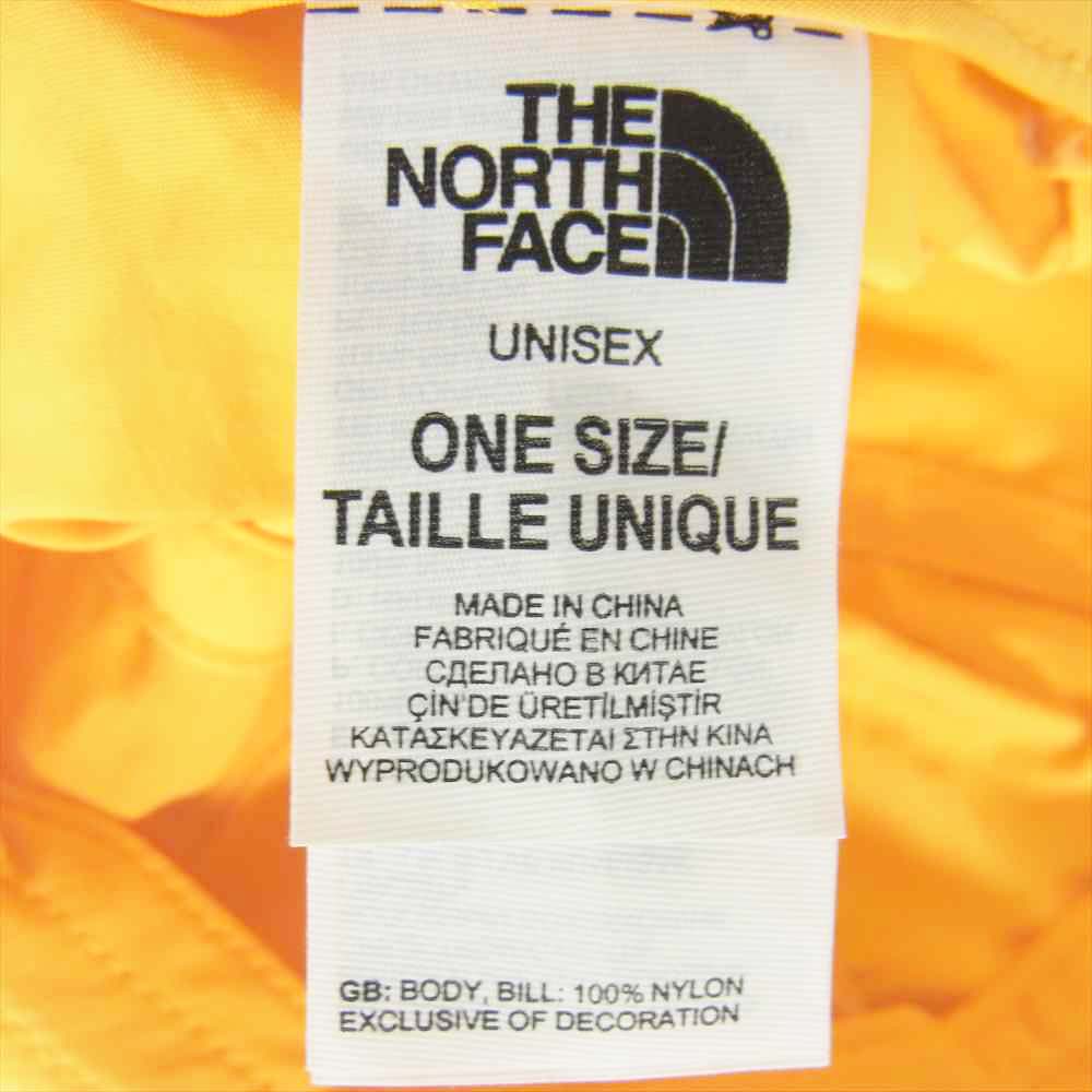 THE NORTH FACE ノースフェイス NF0A3FFM THROWBACK TECH HAT スローバック テック ハット キャップ イエロー系 ONE SIZE【美品】【中古】