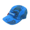 Supreme シュプリーム 21SS Overdyed Camo Camp Cap オーバーダイ カモ キャンプ キャップ ブルー系【中古】