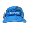 Supreme シュプリーム 21SS Overdyed Camo Camp Cap オーバーダイ カモ キャンプ キャップ ブルー系【中古】