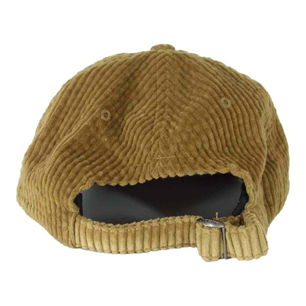 Supreme シュプリーム 20AW Ripple Corduroy Small Box 6-Panel リップル コーデュロイ スモールボックスロゴ 6パネル キャップ ブラウン系【中古】