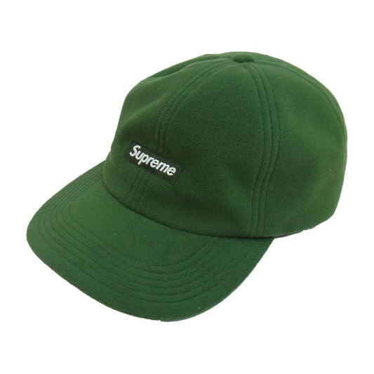Supreme シュプリーム 20AW WINDSTOPPER Small Box Earflap 6-Panel ウインドストッパー スモール ボックスロゴ イヤーフラップ 6パネル フリース キャップ グリーン系【極上美品】【中古】