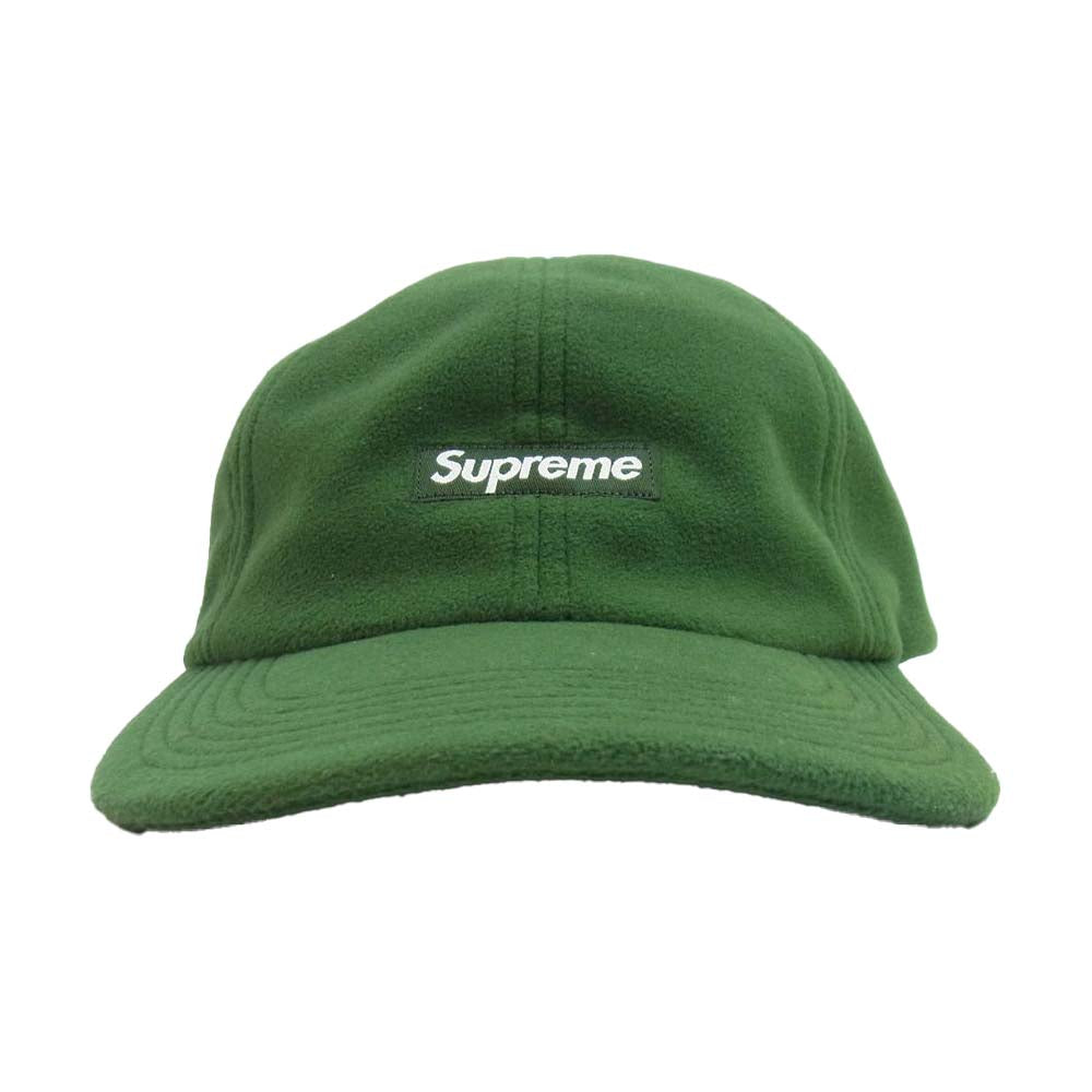 Supreme シュプリーム 20AW WINDSTOPPER Small Box Earflap 6-Panel ウインドストッパー スモール ボックスロゴ イヤーフラップ 6パネル フリース キャップ グリーン系【極上美品】【中古】