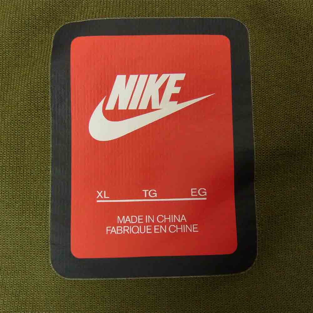 NIKE ナイキ 694005-355 TECH FLEECE CAMO テック フリース パーカー カーキ系 XL【中古】