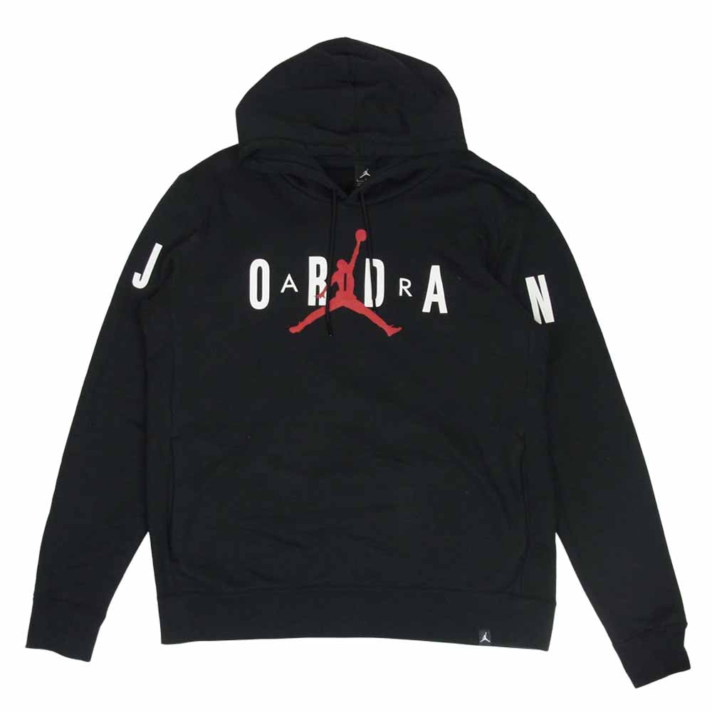 NIKE ナイキ 834371-010 JORDAN ジョーダン フライト フリース グラフィック プルオーバー パーカー ブラック系 L【中古】