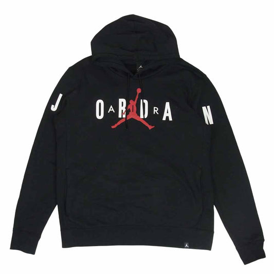 NIKE ナイキ 834371-010 JORDAN ジョーダン フライト フリース グラフィック プルオーバー パーカー ブラック系 L【中古】