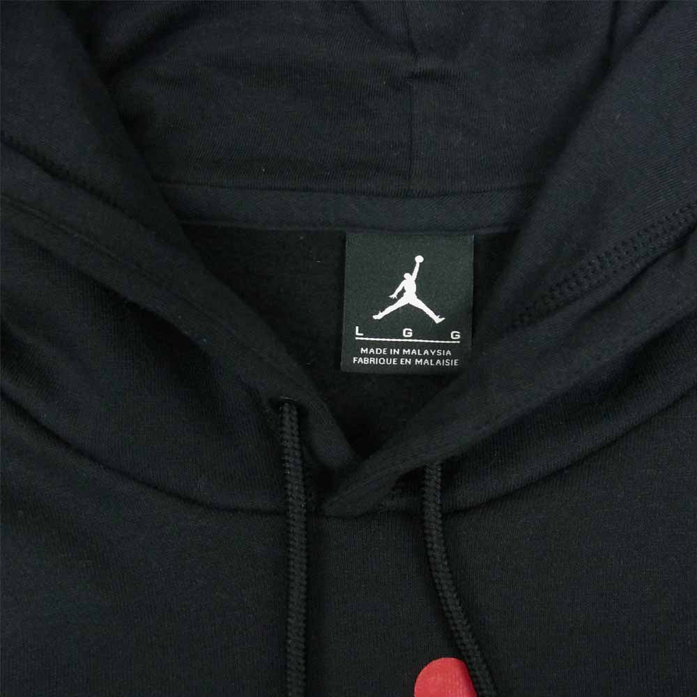 NIKE ナイキ 834371-010 JORDAN ジョーダン フライト フリース グラフィック プルオーバー パーカー ブラック系 L【中古】