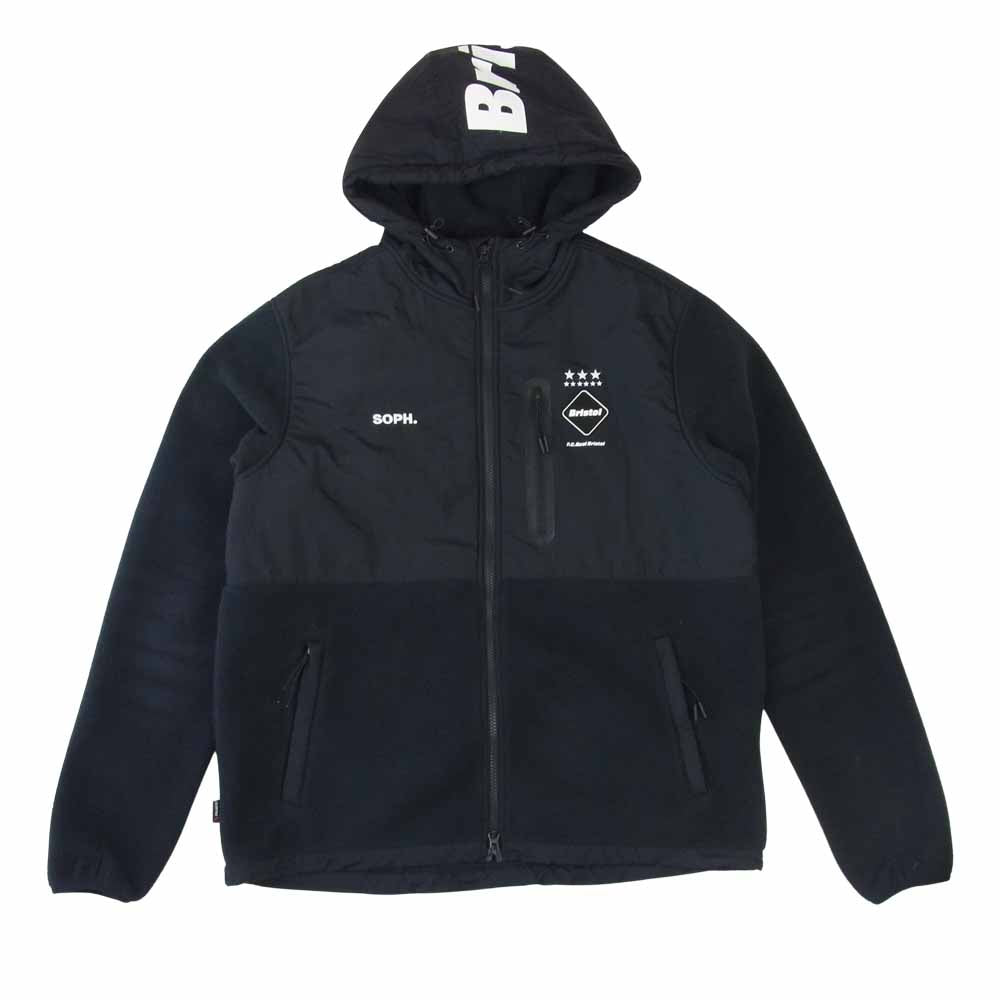 F.C.R.B. エフシーアールビー 16AW FCRB-167020 POLARTEC FLEECE HYBRID BLOUSON フリース ハイブリッド ブルゾン ブラック系 XL【中古】