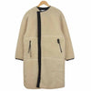 HYKE ハイク 18AW 182-17175-012 FAUX SHEARLING COAT ロング ボアコート オフホワイト系 1【美品】【中古】