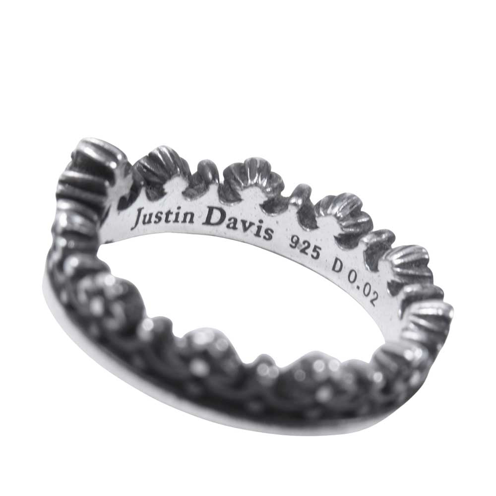 Justin Davis ジャスティンデイビス SRJ771 DIA CORONATION リング シルバー系【中古】