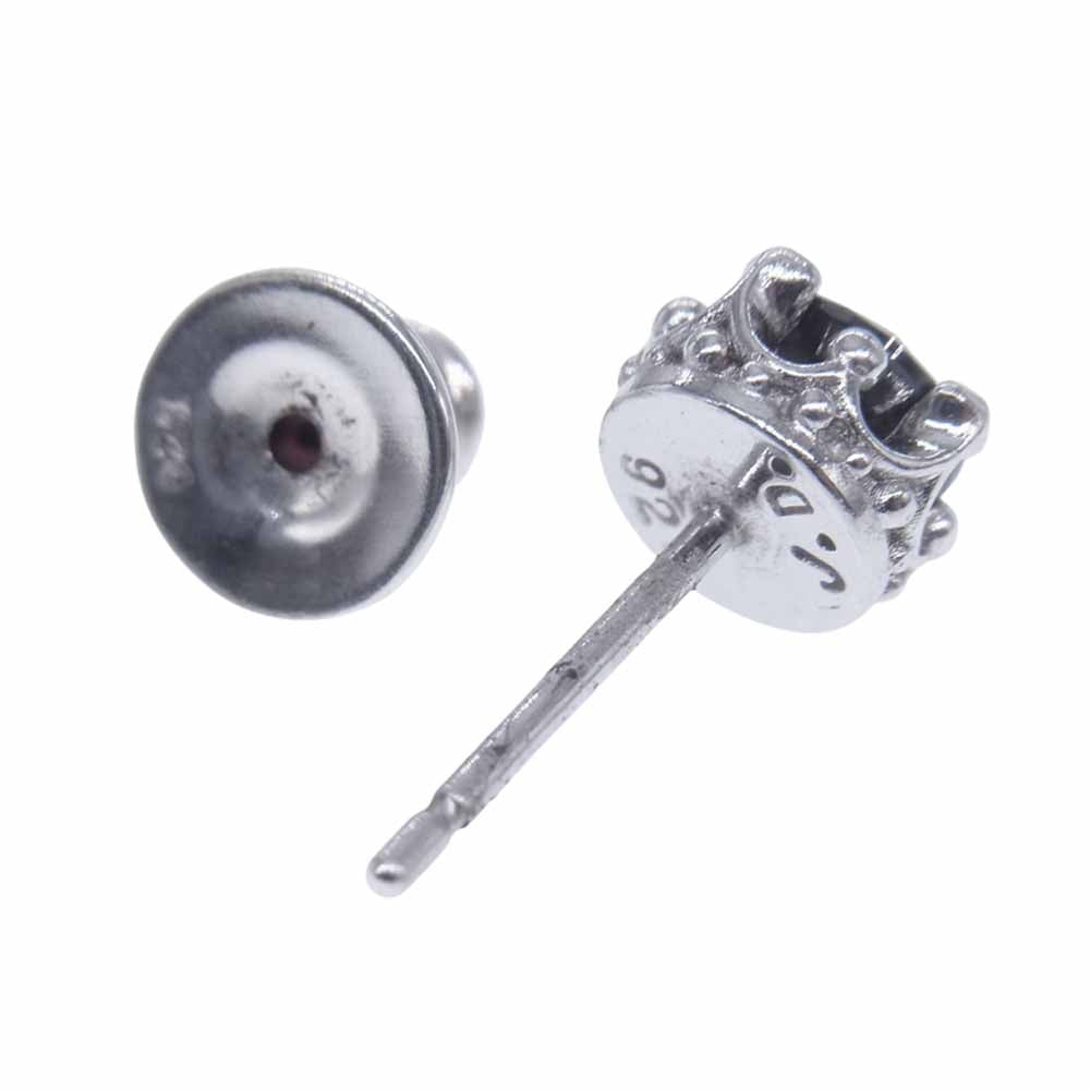 Justin Davis ジャスティンデイビス SEJ215 sh/blk DEBUTANT ピアス ブラックジルコニア 2個セット【中古】